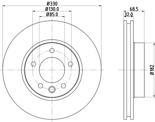 HELLA PAGID Piduriketas 8DD 355 121-081